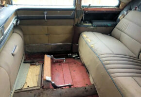 Rear compartment with bench & jump seats and door panel installed